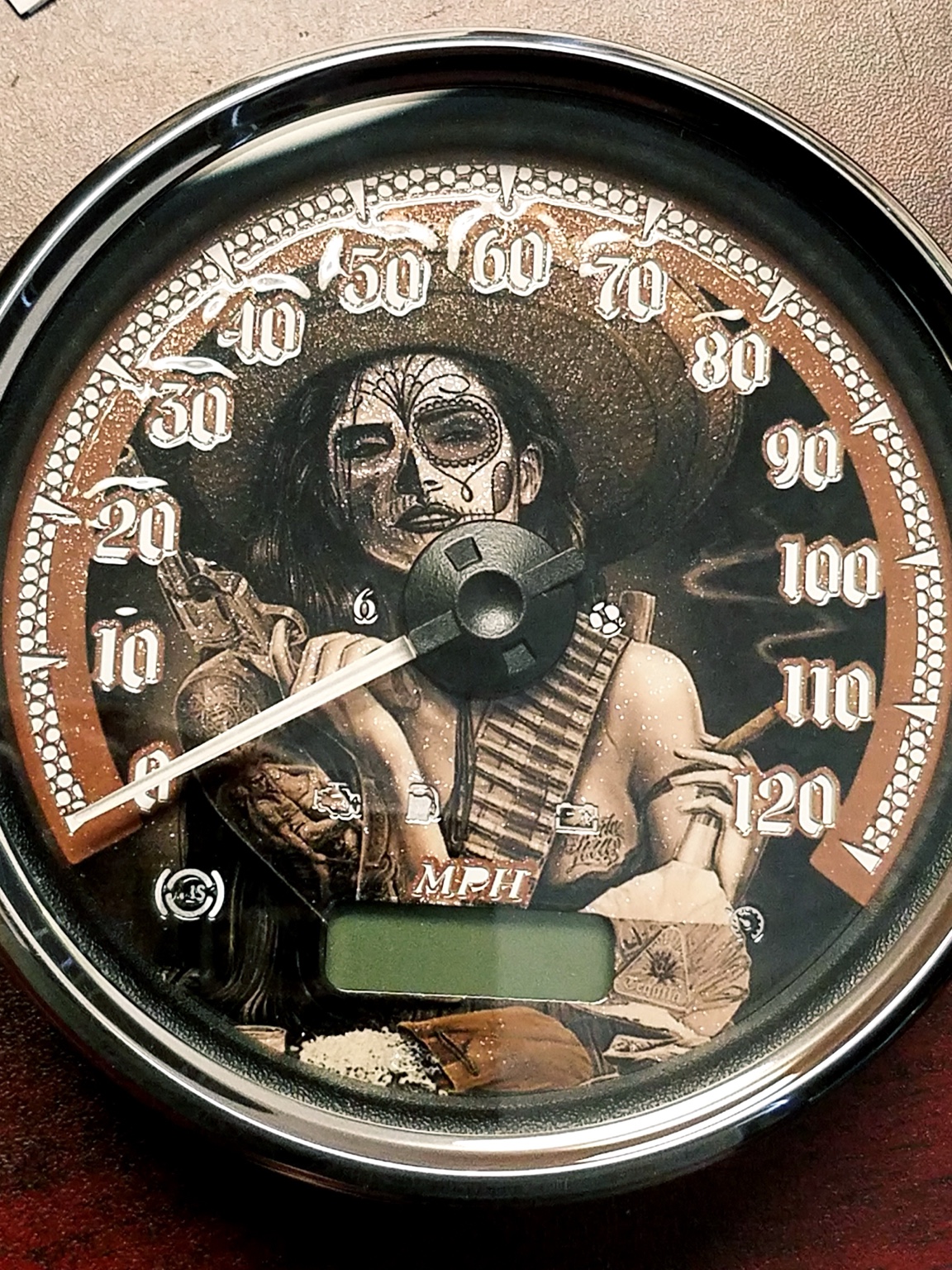 Custom Harley gauge design