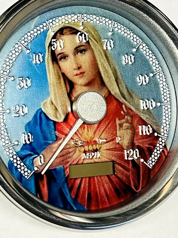 Custom Harley gauge work by Bagger Gauges