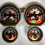 Harley Gauges | Custom Motorcycle Gauges | Custom Motorcycle Face Kits | Riverside CA